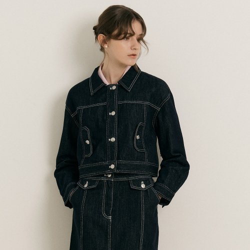 WD_Denim vintage short jacket