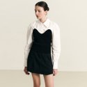 웬스데이딜라잇(WE'DEE) WD_Black minimal mini skirt