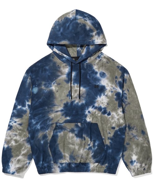 TIE-DYE HOODIE - BLUE