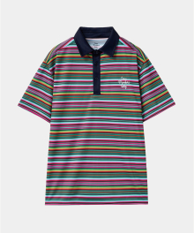 RETRO POLO STRIPE MULTI