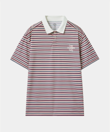 CLASSIC POLO STRIPE NAVY RED