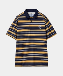 CLASSIC POLO STRIPE NAVY YELLOW