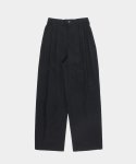 해브해드(HAVE HAD) 24ss City Worker Pin-tuck Trouser(Black)