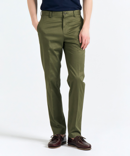 Тонкие стрейч-чиносы Advantage Slim Fit (Olive) (BBPCMM4792KES)