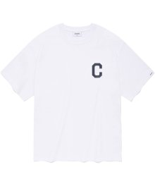 C 로고 티셔츠 화이트