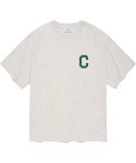 커버낫(COVERNAT) C 로고 티셔츠 오트밀
