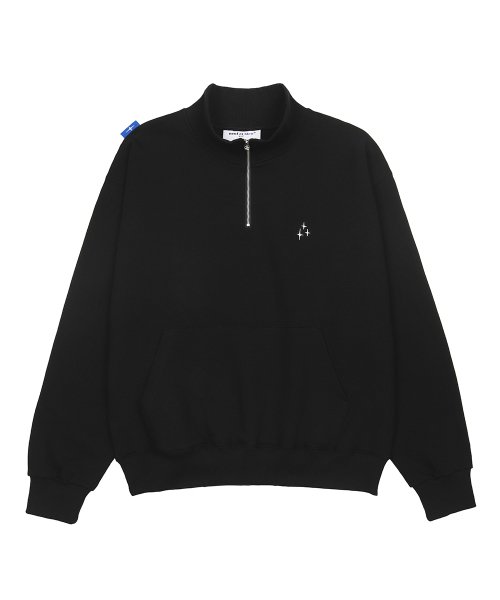 NEB half zipup mtm (black)