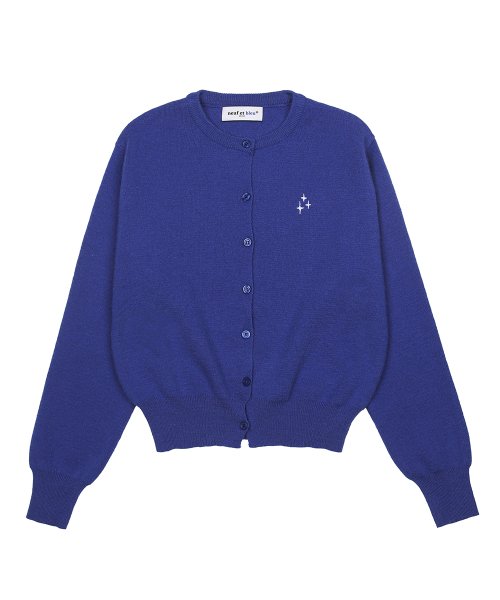 NEB roundneck cardigan (blue)