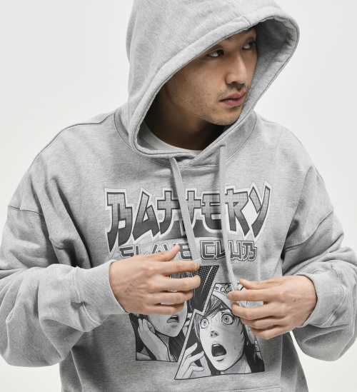 Тяжёлый хлопок B.S.C ANIME HOODIE