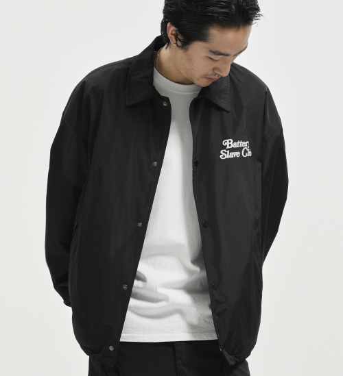 B.S.C COACH JACKET BLACK
