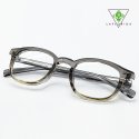라플로리다(LAFLORIDA) 라인 투명 그레이 투톤 뿔테 안경