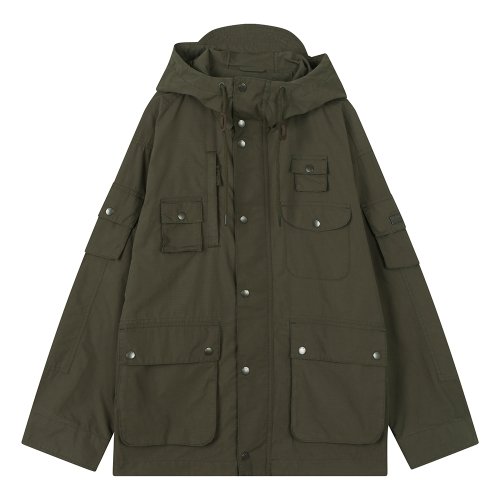 Худи с накладными карманами JP Dark Khaki