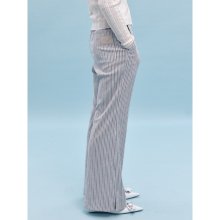 Stripe Long Pants  Black