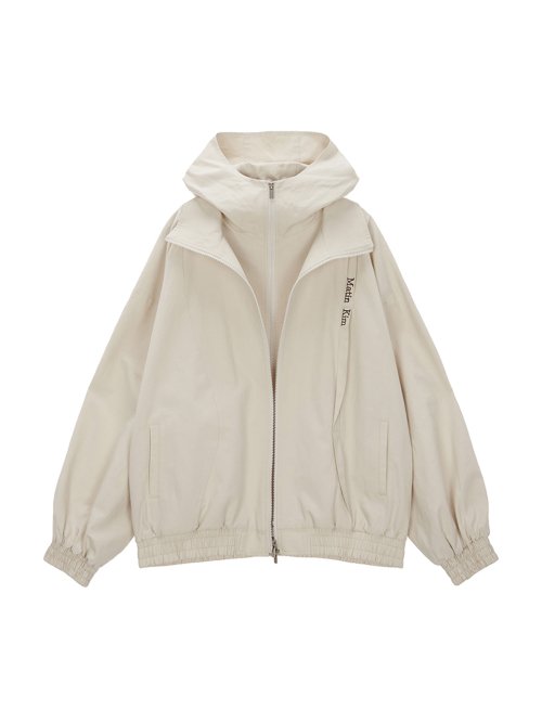 ★MATIN KIM ★LAYERED HOODY BALLOON JUMPER 마뗑킴(MATIN KIM) LAYERED HOODY BALLOON JUMPER IN IVORY