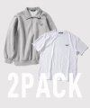 [SET] 테니스 스웨트셔츠 + 시그니처 로고 티셔츠 2PACK