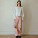 쎄무아듀(CEST MOIDEW) Cest_Floral loose straight pink pants