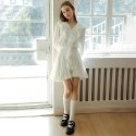 쎄무아듀(CEST MOIDEW) Cest_Pure white ruffle skirt