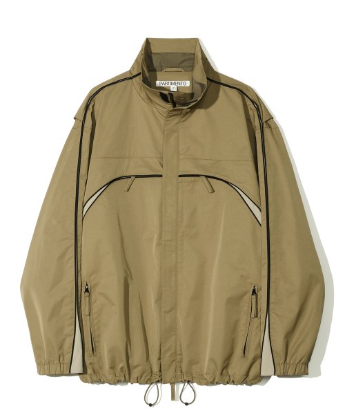 Спортивная ветровка color block Brown