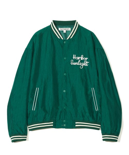 MUSINSA  PARTIMENTO Nylon Stadium Jacket Green