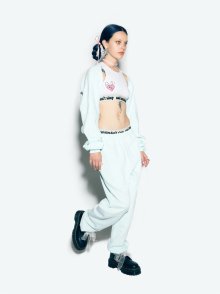 RIBBON JOGGER PANTS SKYBLUE