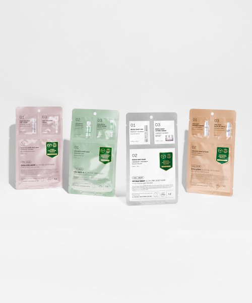브이티코스메틱() 올인원 3스텝 마스크 4매 세트 (리들샷/비타/콜라겐/레티에이) 상품 이미지