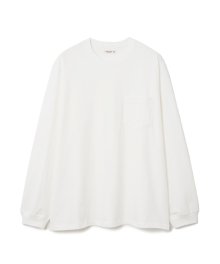 Normal One Pocket Long Sleeve Off White