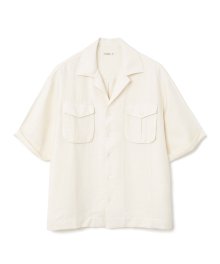 Knox Pocket Half Shirts Ivory