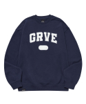 그루브라임(GROOVE RHYME) GRVE SWEATSHIRT (NAVY)[LRSSCTM705M]