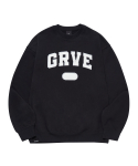그루브라임(GROOVE RHYME) GRVE SWEATSHIRT (BLACK)[LRSSCTM705M]