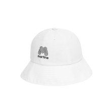 Back Velcro Bucket Hat_White