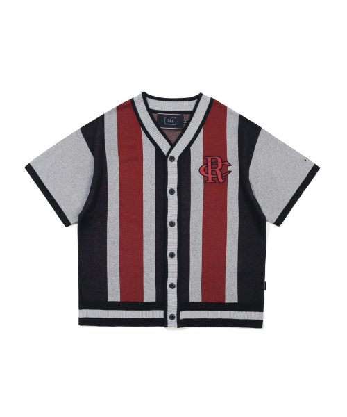 [ROMANTIC CROWN]★ATHLETIC LOGO HALF CARDIGAN 