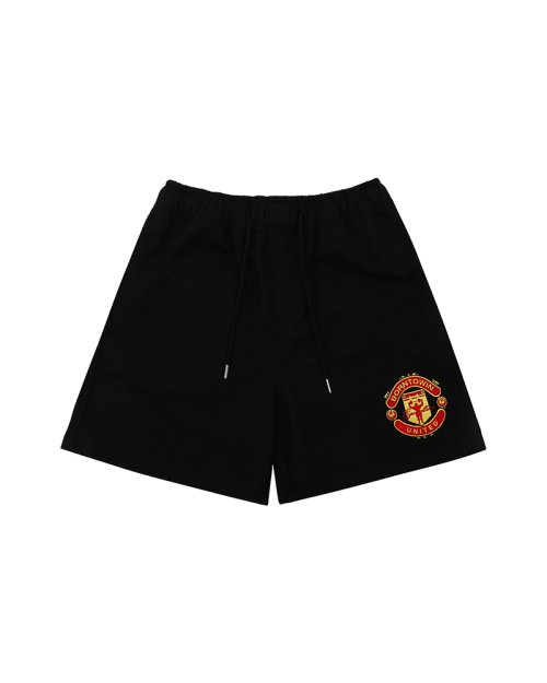 MUSINSA | BORN TO WIN BORN UTD HALF PANTS SHORT VER [BLACK]