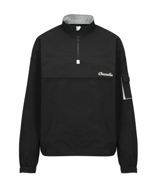 Анорак C23S-JP010W Solid (Black)