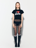 CALIE GURLS T-SHIRT BLACK