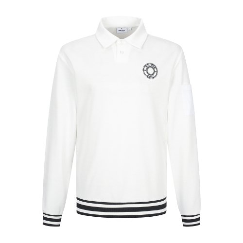 Blouson Polo Shirts_O/White (Men)