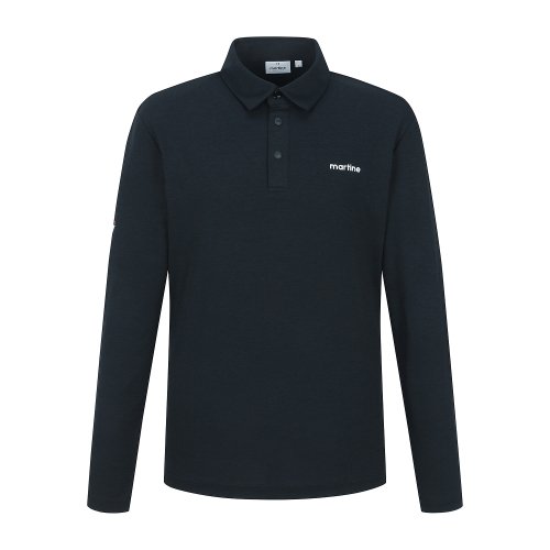 Argyle Print Polo Shirts_Navy (Men)