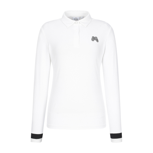 Sleeve Tip Point Polo Shirts_O/White