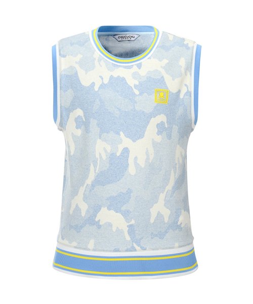 Мужской жилет C23S-VT004M Candy Camo (Sky blue)