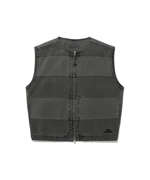 FFATS GARMENTS DYED VEST_BLACK(NG2ESUB990A)