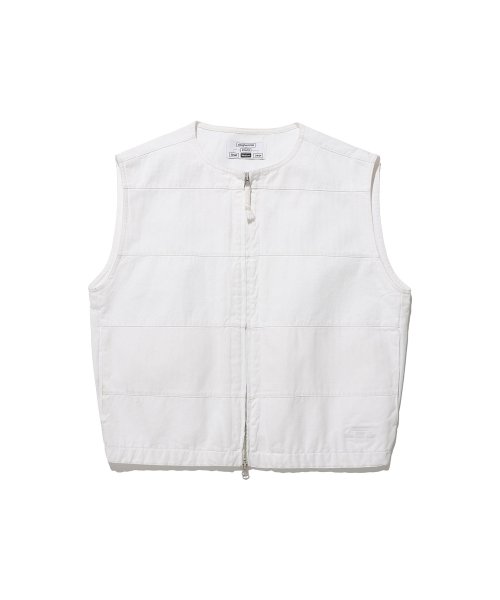 FFATS GARMENTS DYED VEST_WHITE(NG2ESUB990A)