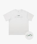 디아도라(diadora) 몬텔로 라운드 백 티셔츠 WHITE