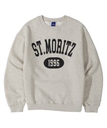 ST. MORITZ SWEATSHIRTS (MELANGE IVORY)