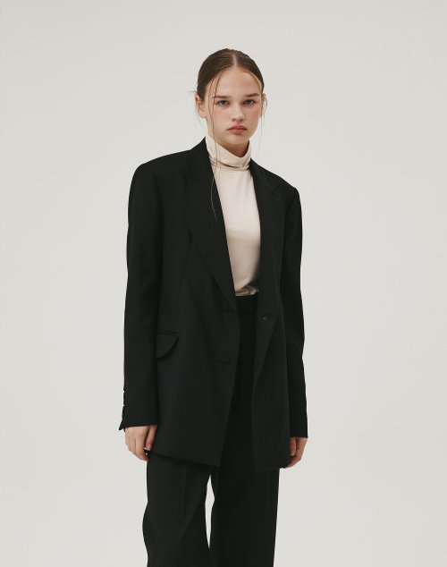 OVERFIT JACKET BLACK
