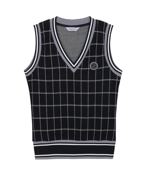 Жилет C23F-VT008W Paul Check V-neck Vest