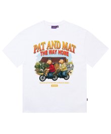 [PAT&MAT] 더 웨이 홈 티셔츠 - 화이트
