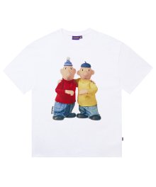 [PAT&MAT] 베스트 프렌드 티셔츠 - 화이트