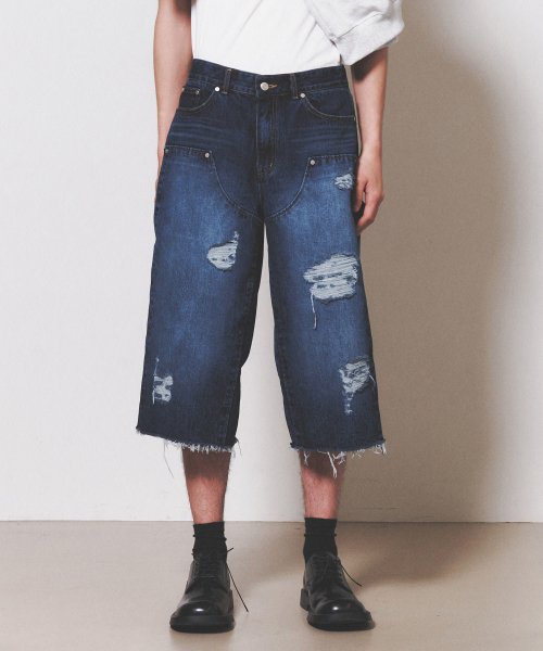 Джинсовые шорты Pocket Buggy Men Deep Blue