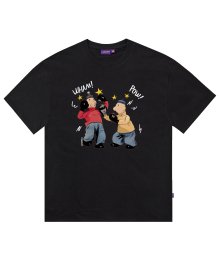 [PAT&MAT] 복서 티셔츠 - 블랙