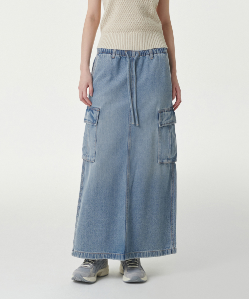 Stella Slit Long Denim Skirt - 4COL' 최저가 검색, 최저가