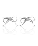 티오유(TOU) [Silver925] WE021 Silver snake ribbon earring